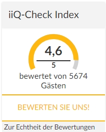 IIQ BEwertung 4,6 von 5